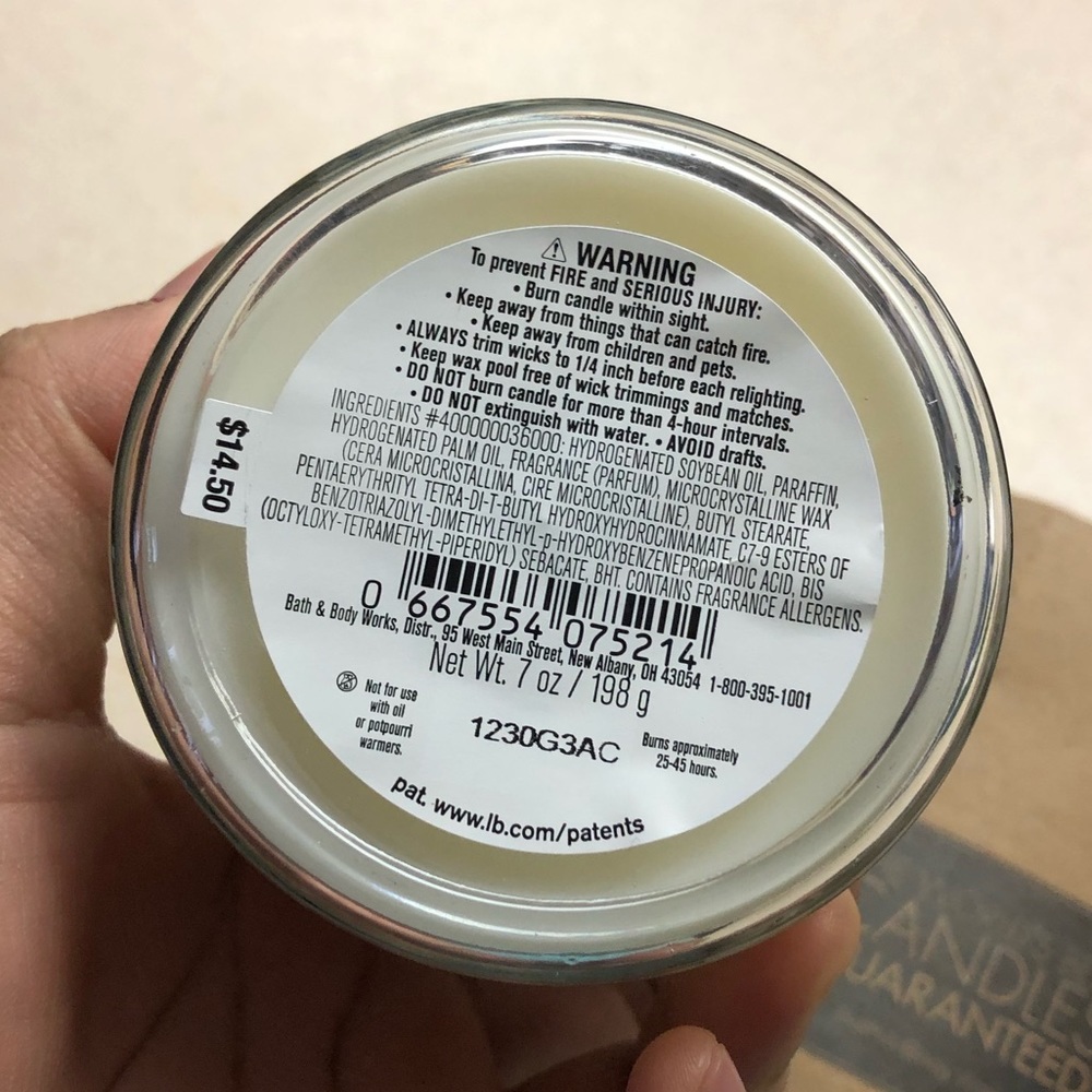 NWT Bath & Body Works Single Wick Candle MIDNIGHT BLUE CITRUS - Picture 2 of 3